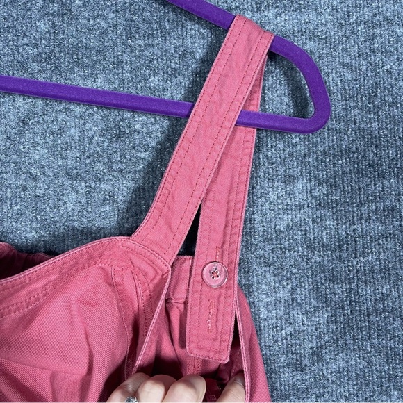 Gap Women’s 14 Pink Apron Dress Linen Cotton Teacher 90s Y2K - Picture 8 of 16